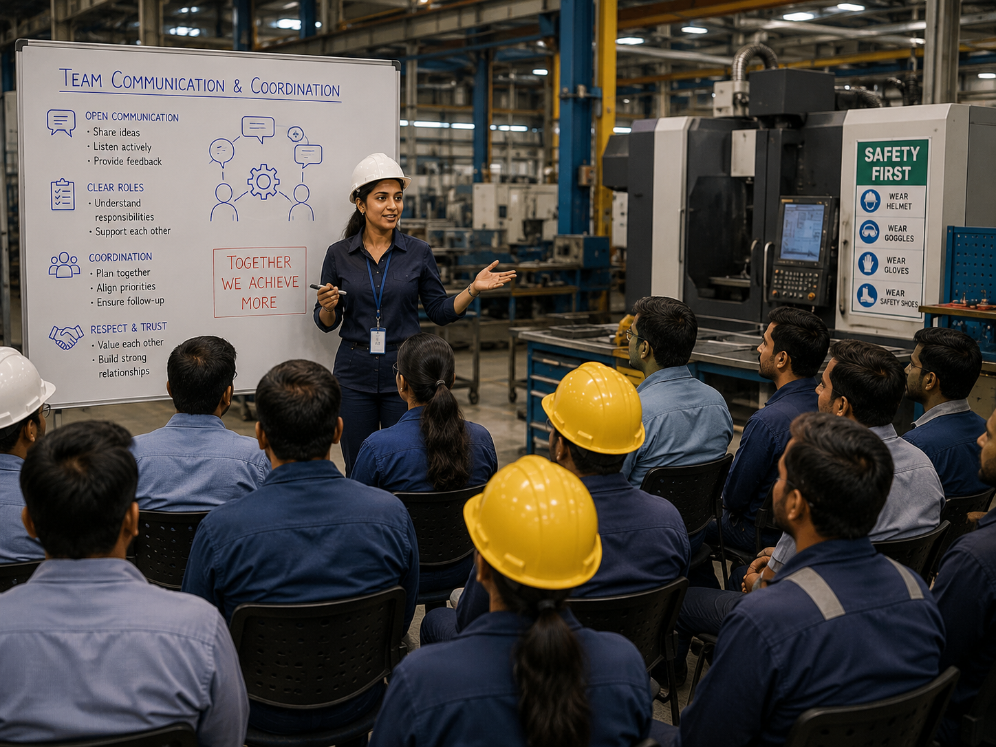 Industry training session in progress